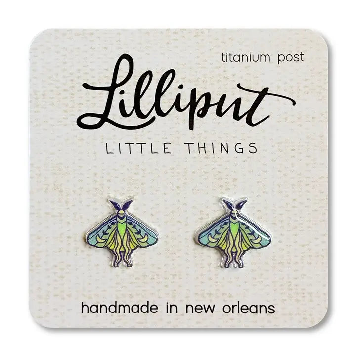 Luna Moth Earrings