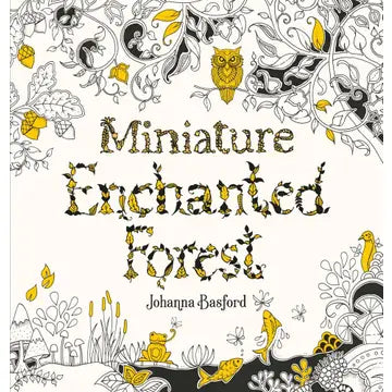 Miniature Enchanted Forest Coloring Book