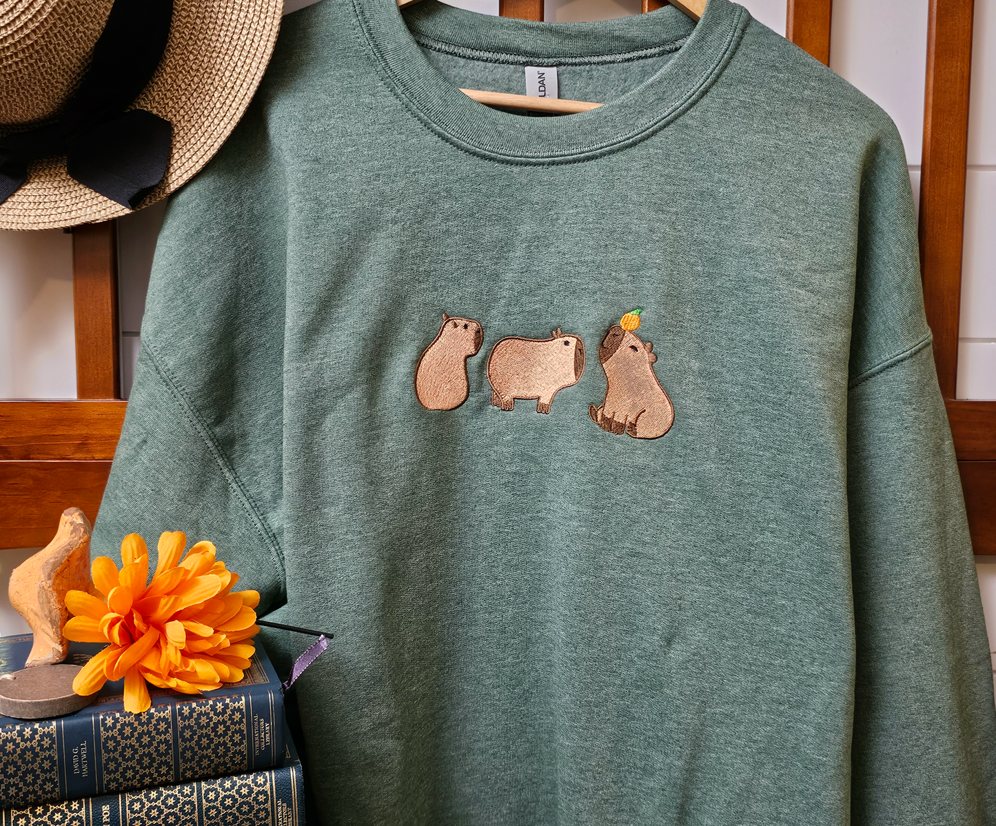Capybara Trio Crewneck Sweatshirt