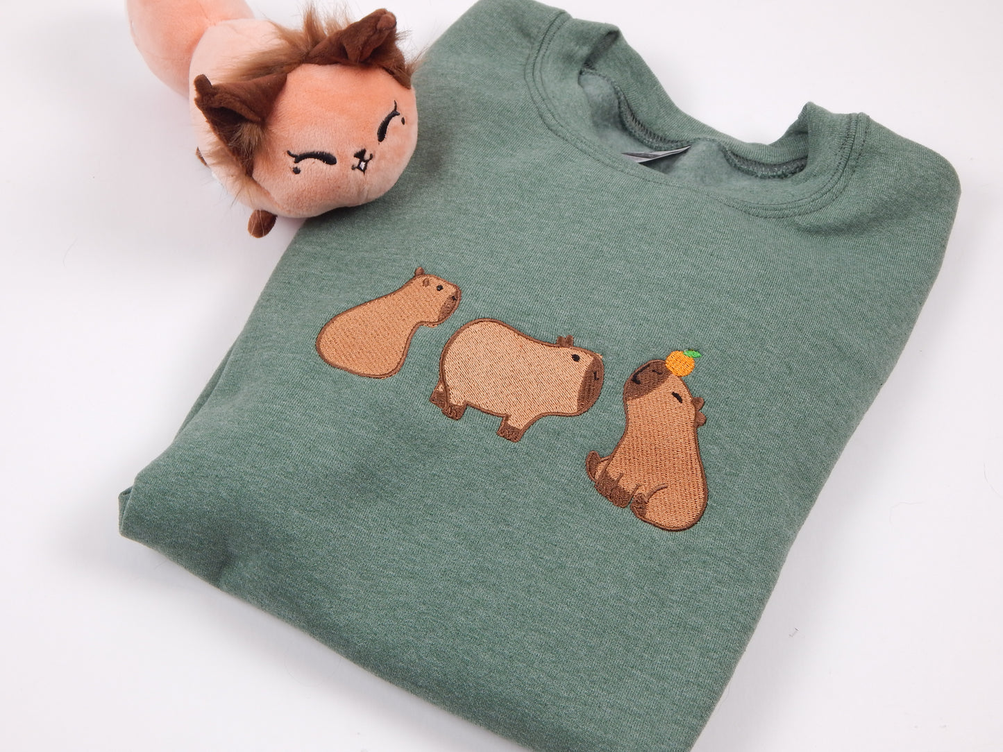 Capybara Trio Crewneck Sweatshirt
