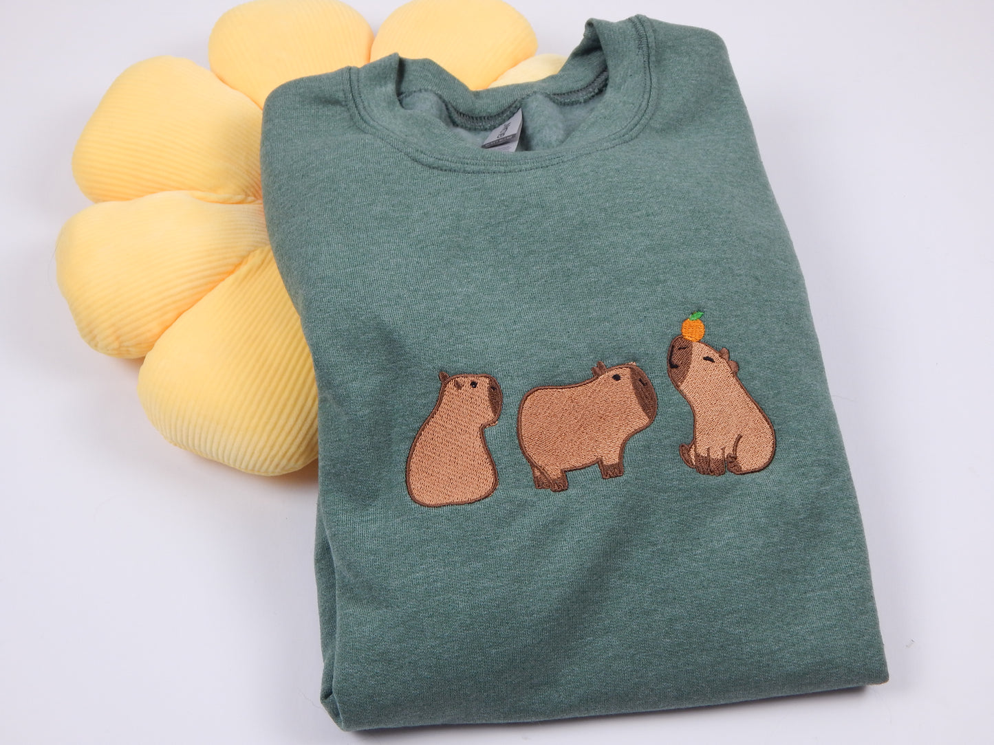 Capybara Trio Crewneck Sweatshirt