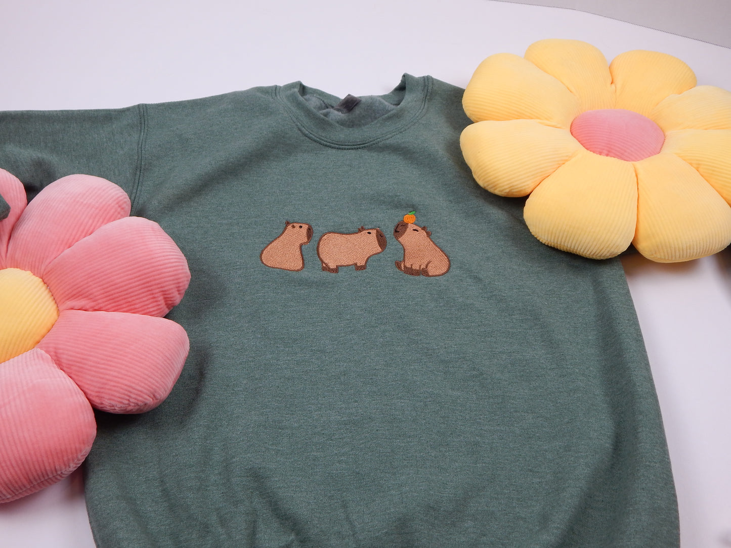 Capybara Trio Crewneck Sweatshirt