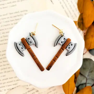 Battle Ax Dangle Earrings