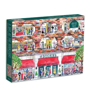 Michael Storrings A Day At the Bookstore 1000 Piece Puzzle