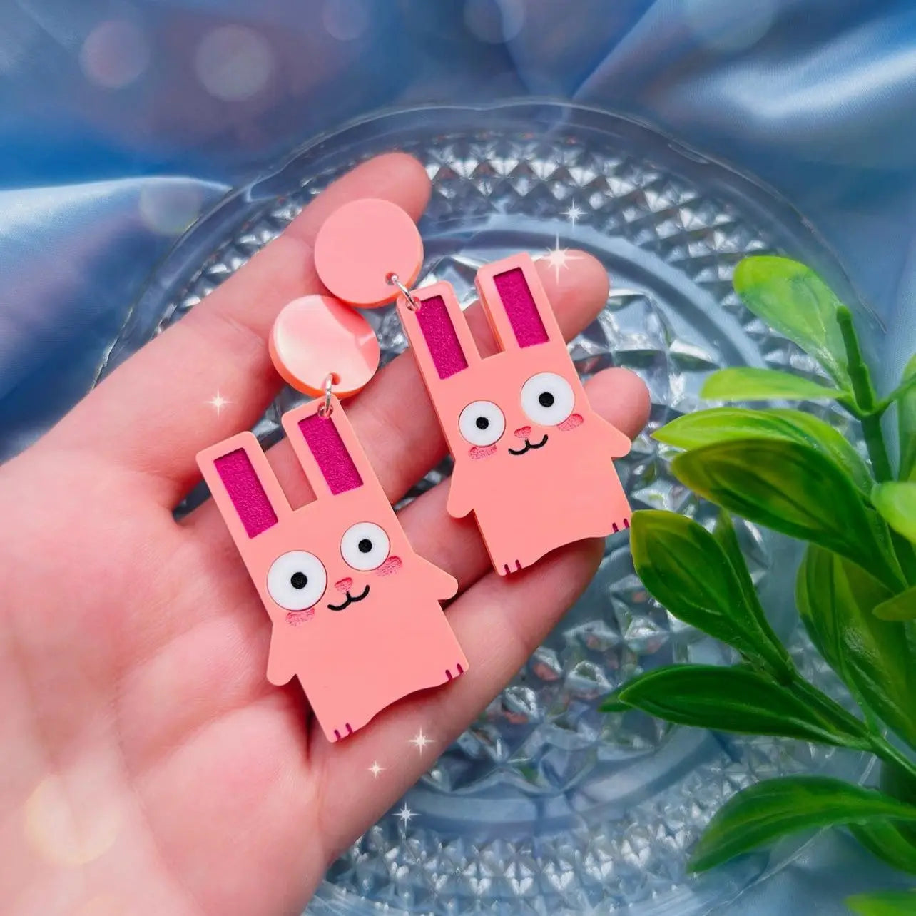 Freezer Bunny Earrings