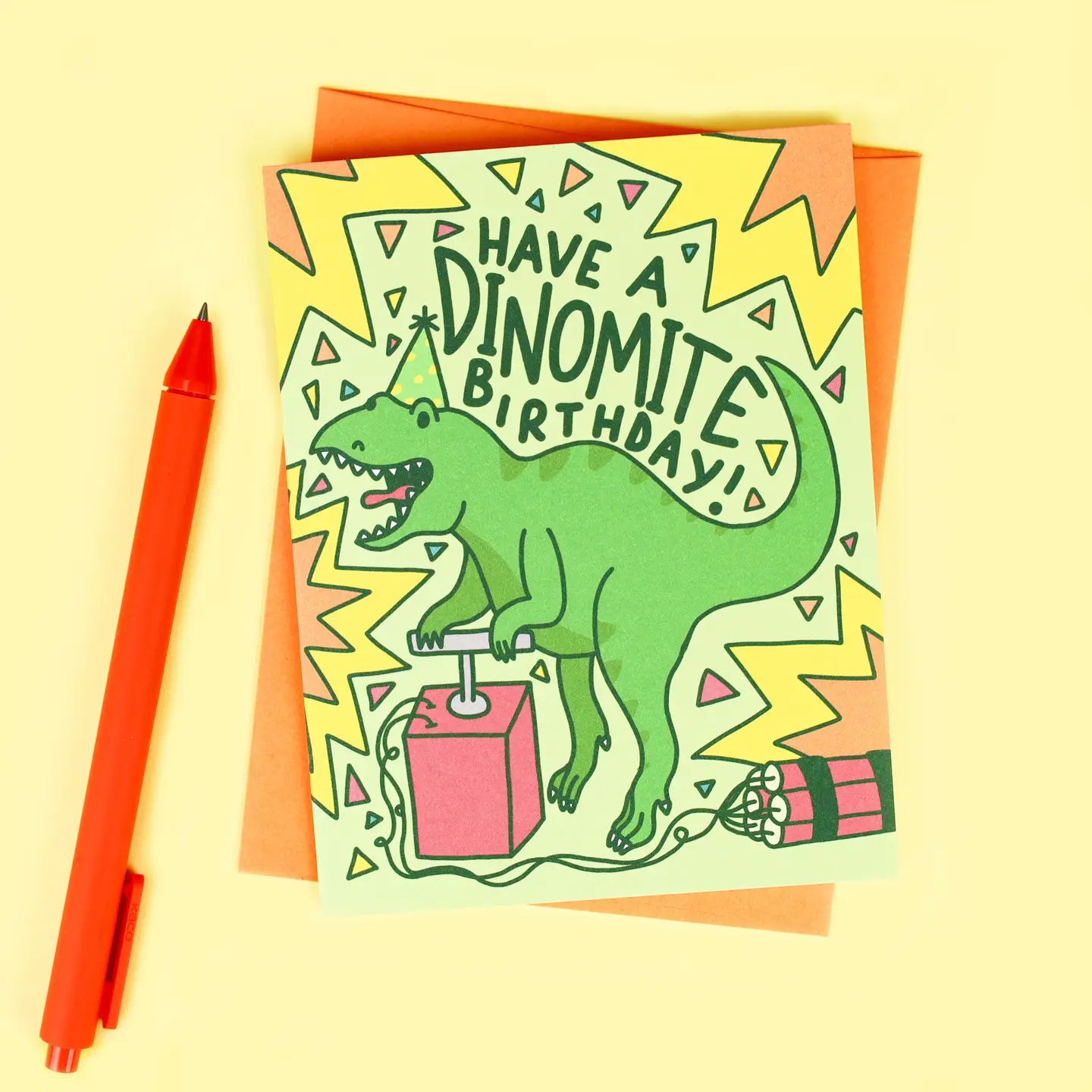 Have A Dinomite Birthday Card