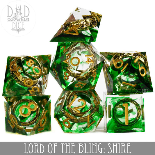 Lord of the Bling: Shire Dice Set