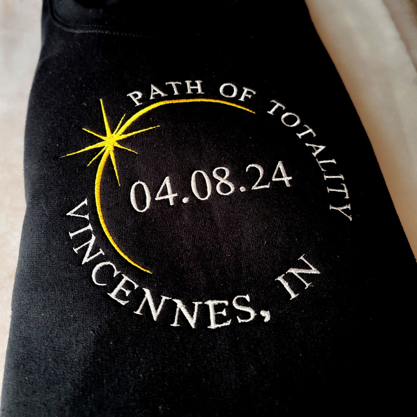 Path of Totality Embroidered Sweatshirt