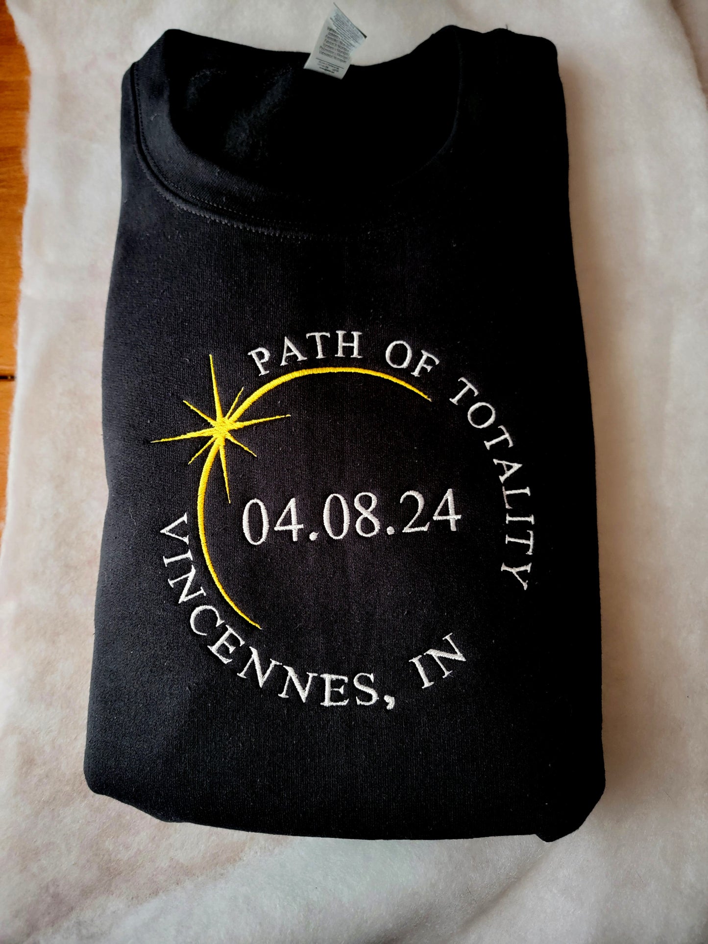 Path of Totality Embroidered Sweatshirt