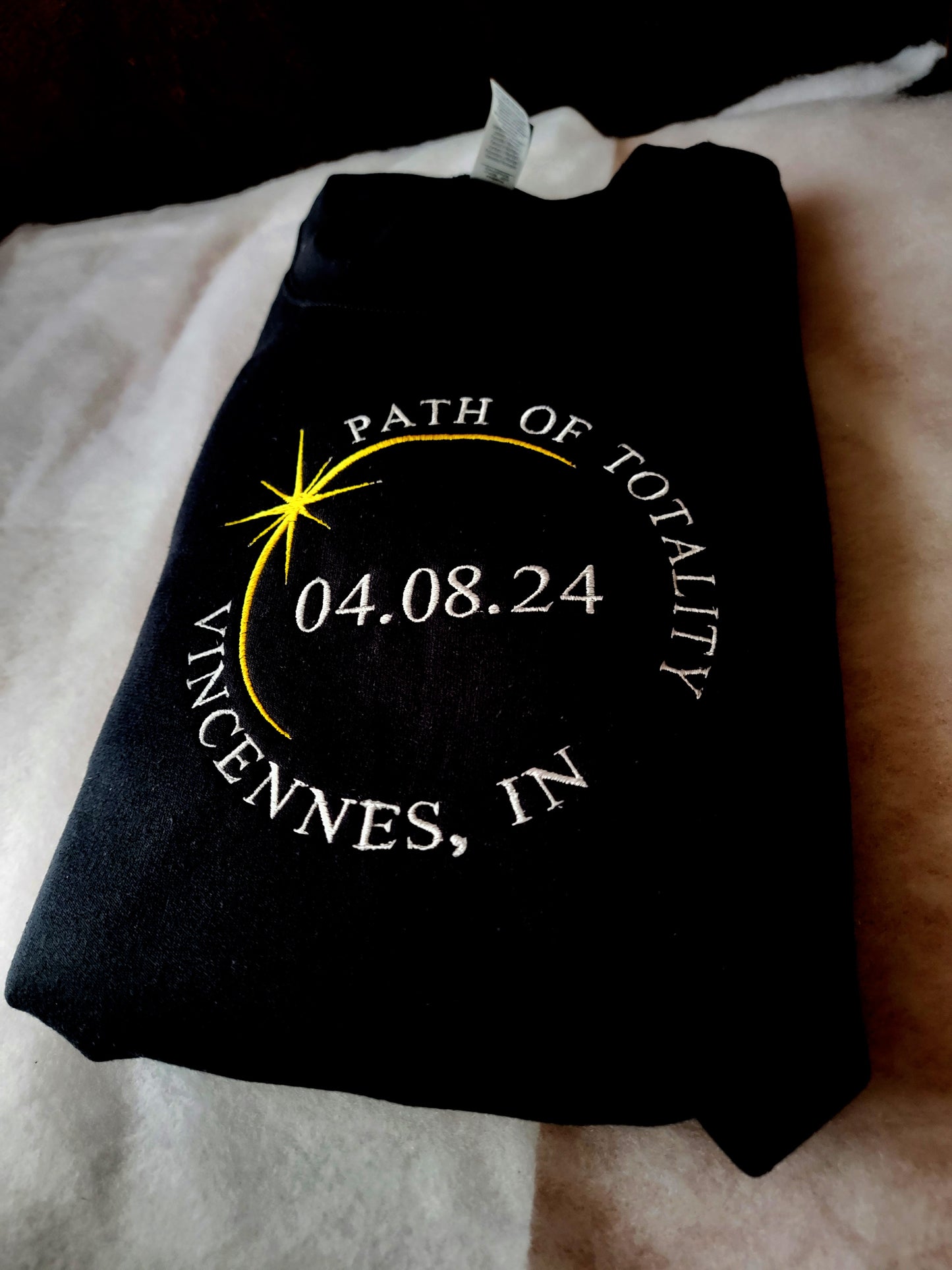 Path of Totality Embroidered Sweatshirt