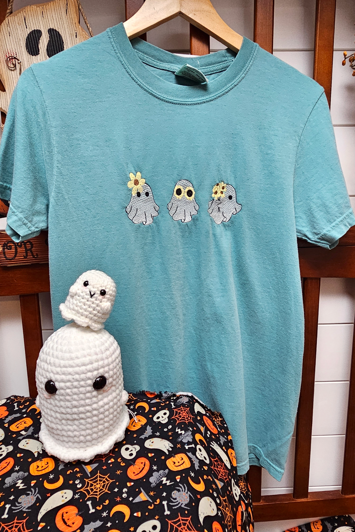 Flower Ghost Trio T-Shirt