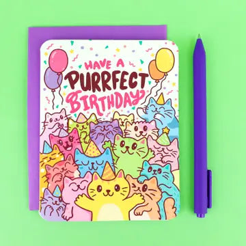 Have A Purrfect Birthday Card