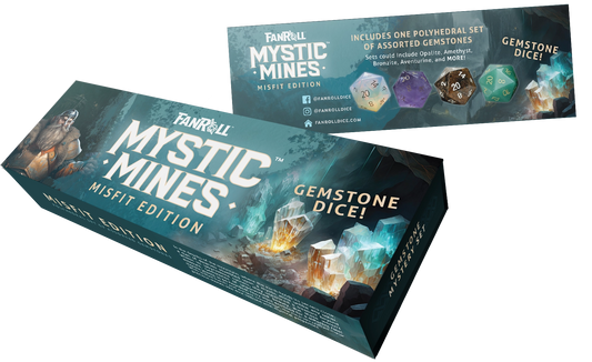 Mystic Mines Misfit Gemstone Dice Set
