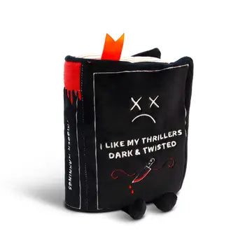 Thrillers Dark and Twisted Book Plush