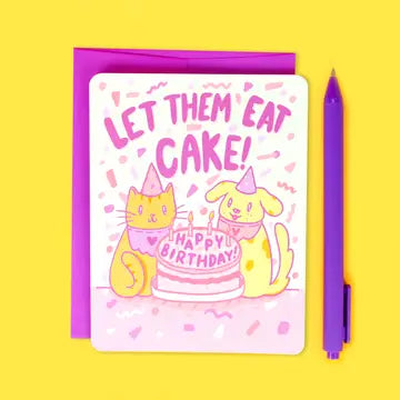 Let Them Eat Cake Card