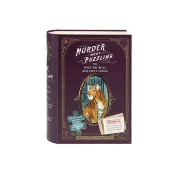Murder Most Puzzling: the Missing Will 500-Piece Puzzle