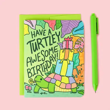 Turtley Awesome Birthday Card