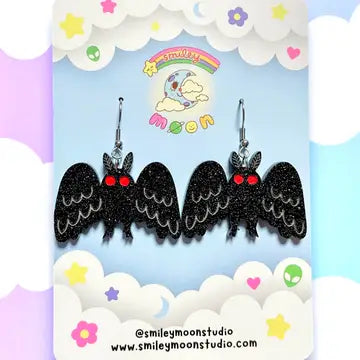 Mothman Earrings