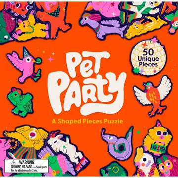 Pet Party Shaped Pieces Puzzle