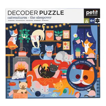 Catventures - the Sleepover: 100-Piece Decoder Puzzle