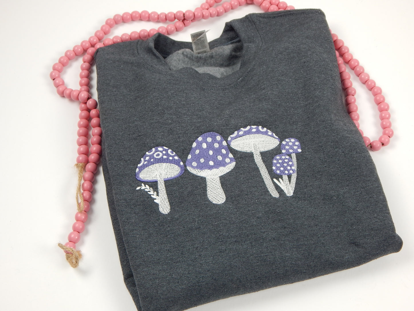 Purple Mushroom Crewneck Sweatshirt