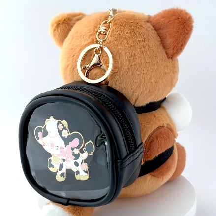 Nugget Keychain Plushie Ita Bags- Black