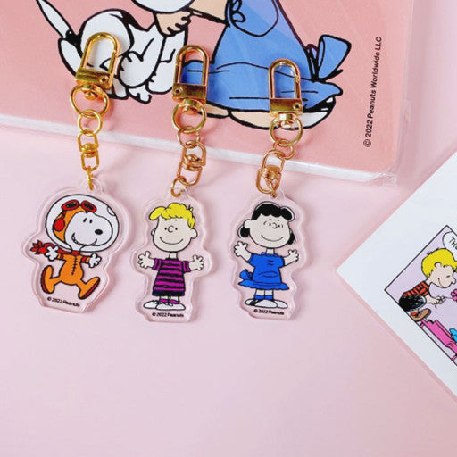 Peanuts Mystery Keyring, Zipper Charm