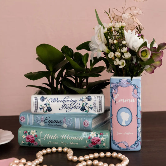 Emma Stacked Books Planter