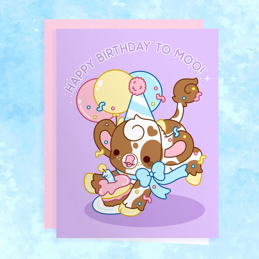 Birthday Cow Card