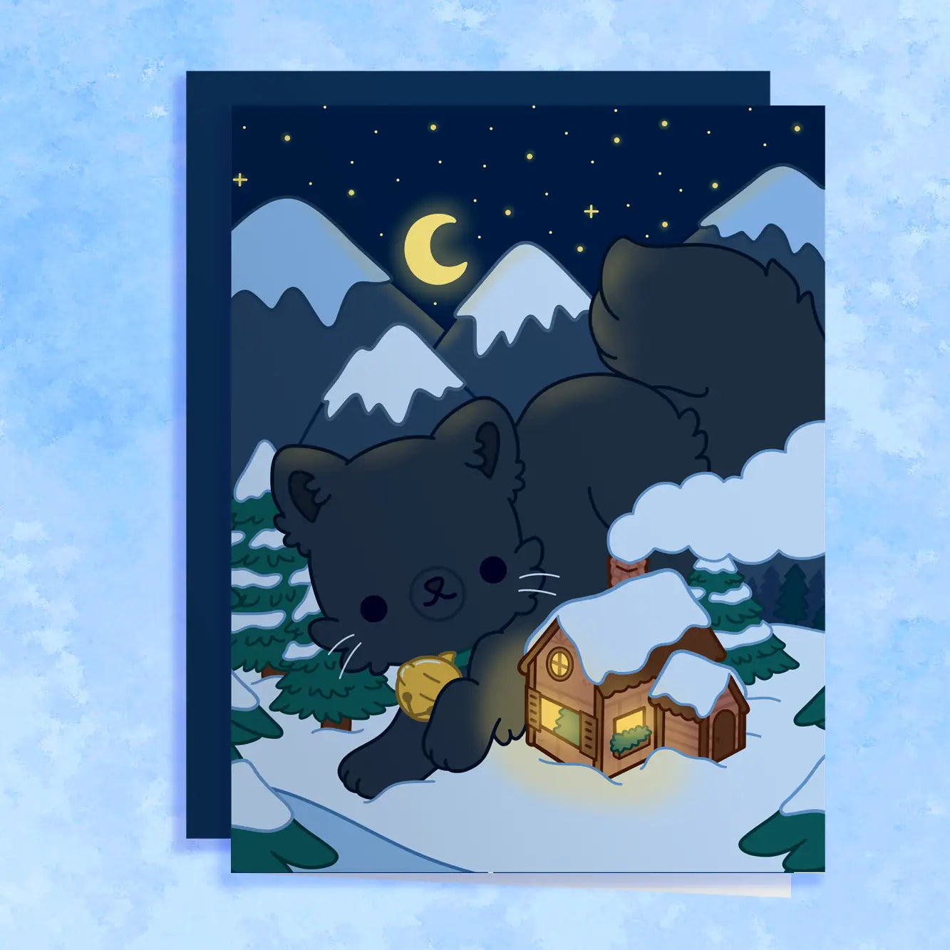 Yule Cat Holiday Card